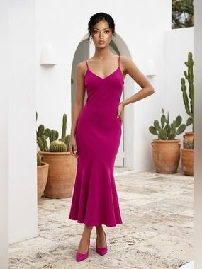 Joe Fresh Raspberry Maxi Dress US XL